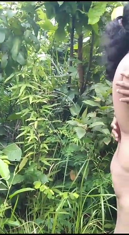 Beautiful girl fucking in jungle
