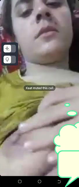 Desi girl showing boobs on video call