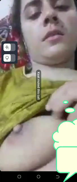 Desi girl showing boobs on video call