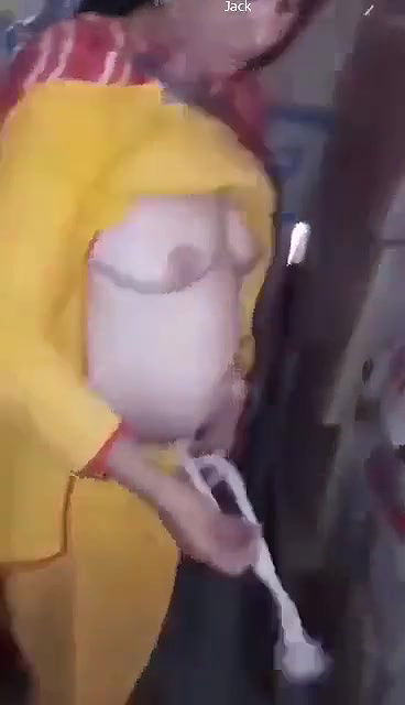 Pastho lady showing boobs and ass