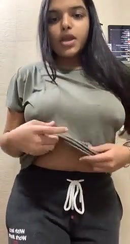 Cute girl Showing her Boobs