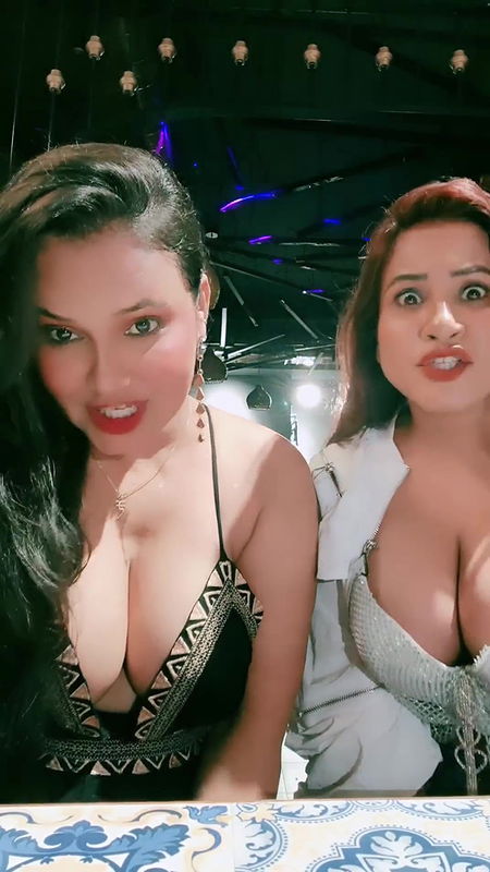 Priya Gamre and Musku Agarwal teasing