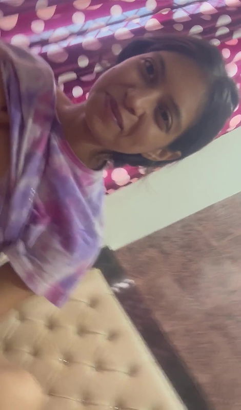 My Cute Girlfriend Feels Shy In Front Of The Camera