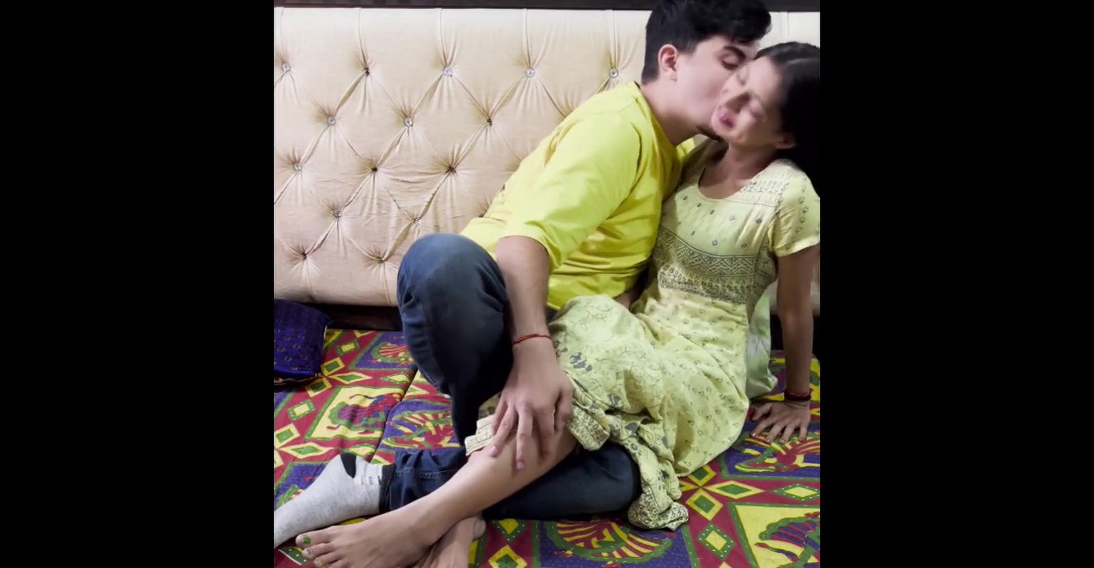 My Shy Girlfriend Looks cute while Studying