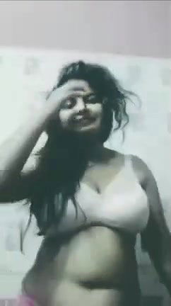 Cute Sexy Chubby Girl Showing Boobs