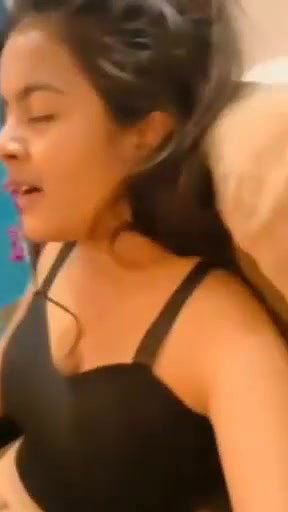 Cute girl showing