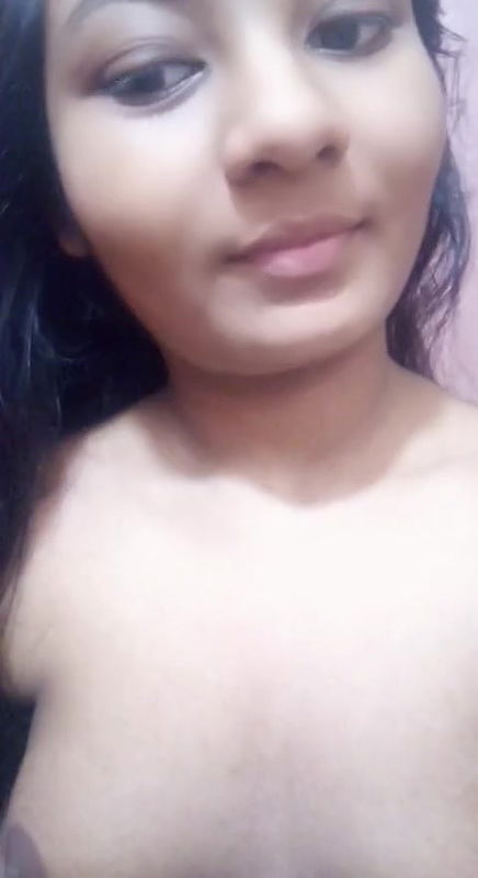 Desi Teen Young Babe Boob Press