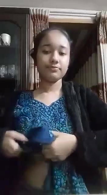 Cute Girl Showing