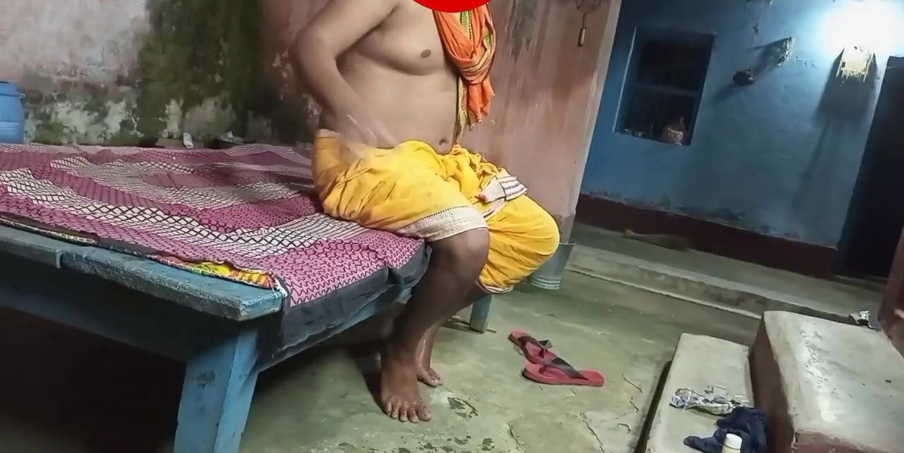 Deshi village wife sharing with baba dirty talk blowjob sex Hindi sex