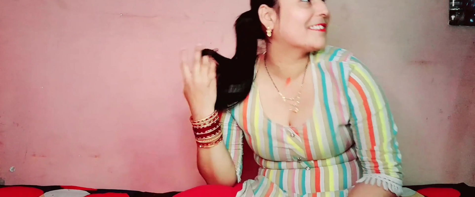 Puja ki chudai mote land se