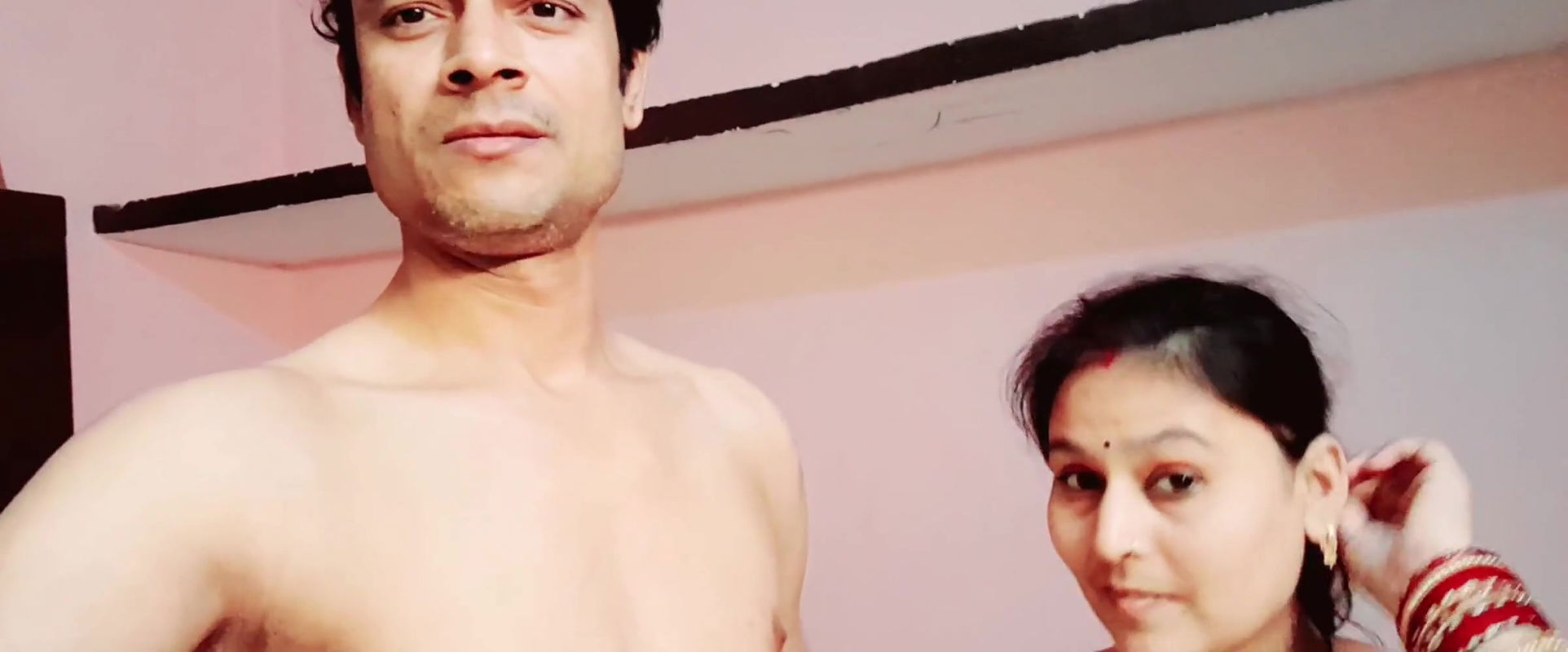 Pujaprem romantic night stay at home both couple suffering from fever in vintner season at Delhi