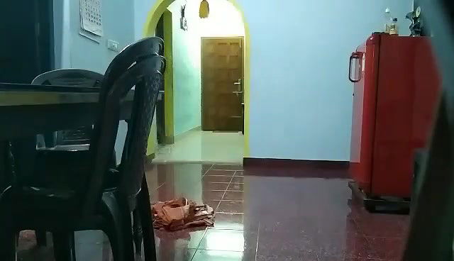 Mature couple having in standing position