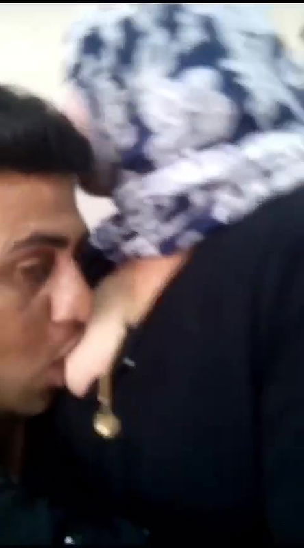 Beautiful Computer teacher in hijab Pink nipples tasted by Colleague Part-4