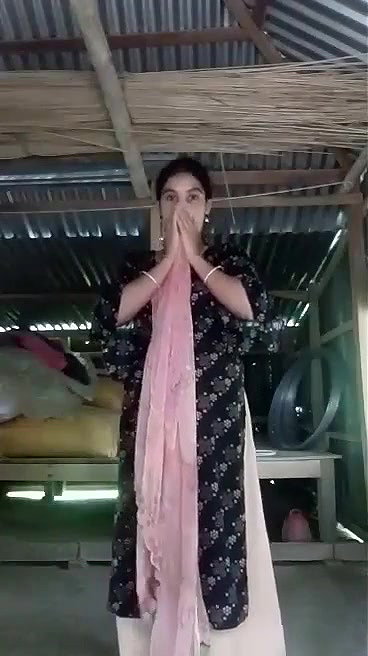 Bangla village wife striptease show