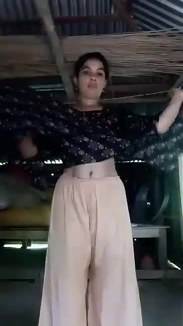 Bangla village wife striptease show