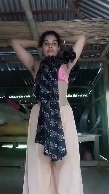 Bangla village wife striptease show