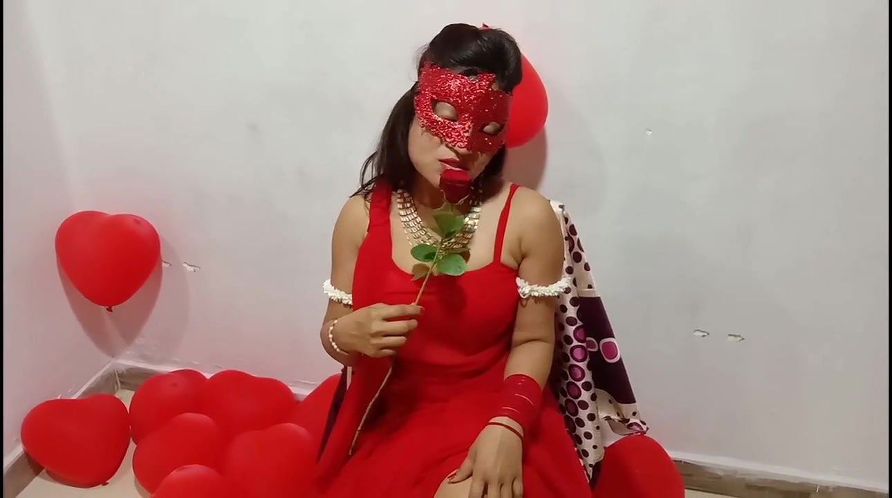 beautiful indian girl seduces you on a valentines day