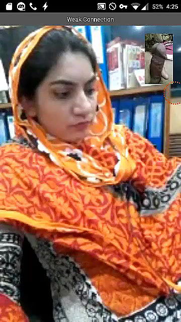 Horny Paki Babe Getting Wild on VC During Night Shift in Office