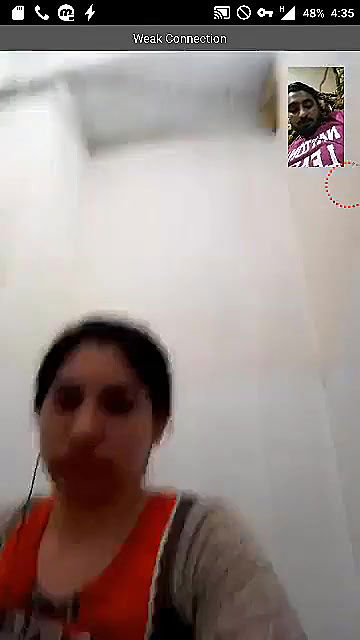 Horny Paki Babe Getting Wild on VC During Night Shift in Office