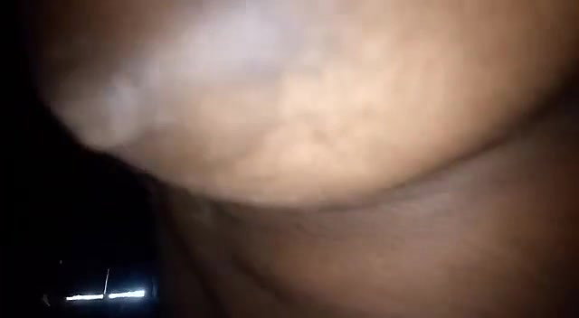 Village girl riding with moans
