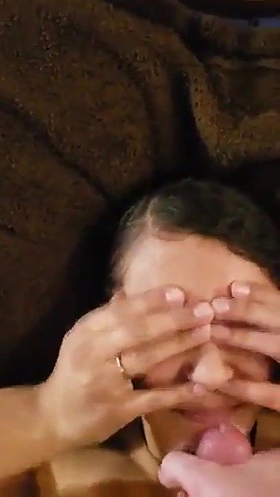 Amateur Shy Girl Friends with Benefits Cum Facial Awesome