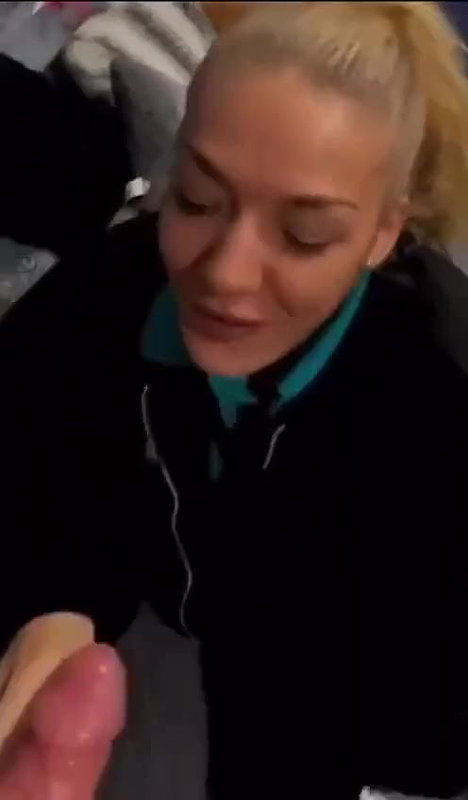 Horny Wife Sucking Fat Cock while Her Helpless Cuck Husband Trying to Look Away (Must