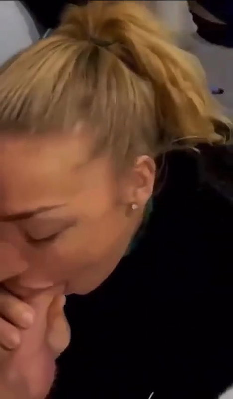 Horny Wife Sucking Fat Cock while Her Helpless Cuck Husband Trying to Look Away (Must