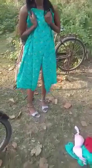 Desi girl outdoor fun