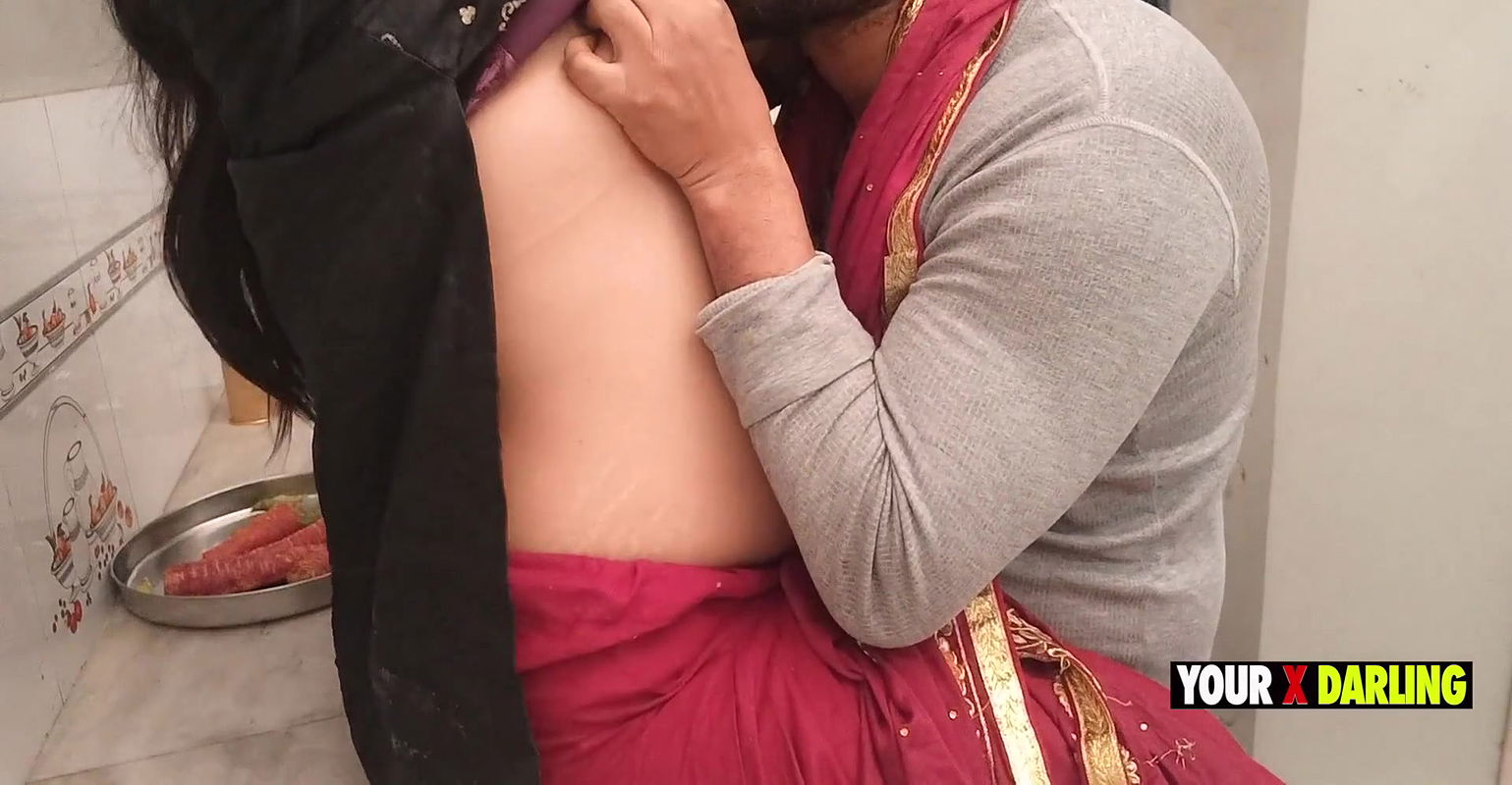 Punjabi Stepmom fucking in the kitchen when she make dinner for stepson