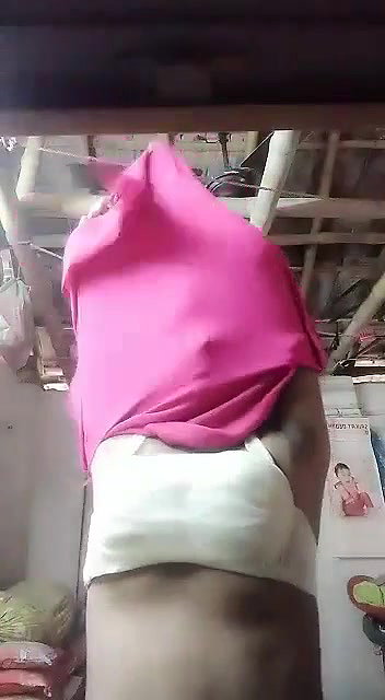 Village girl making video for lover