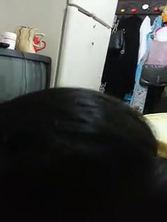 Blowjob to lover with clear talking