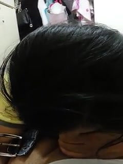 Blowjob to lover with clear talking