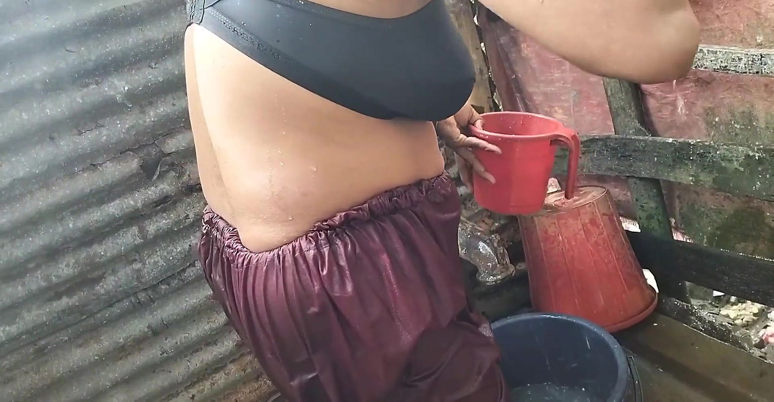 Beautiful girl is taking bath completely naked, Rupali Rupali