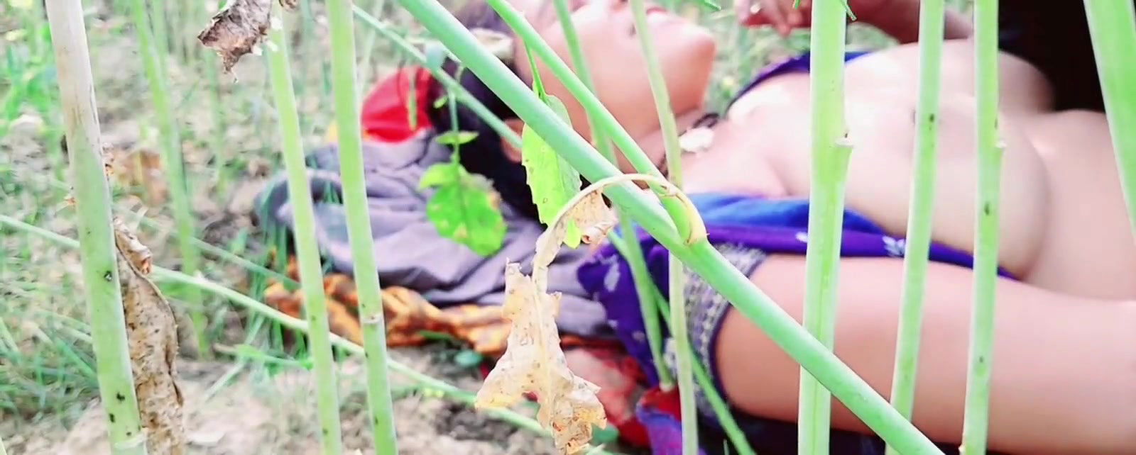 Outdoor village girl’s hot sex in mustard field