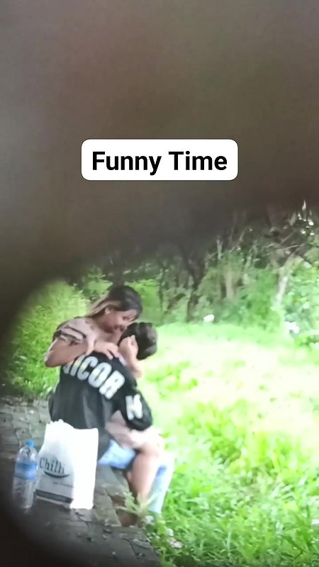 Desi Lover Boob Socking in Outdoor