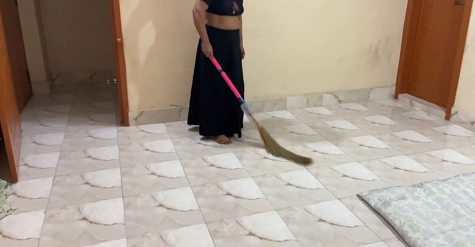 I hug and fuck maid in my house