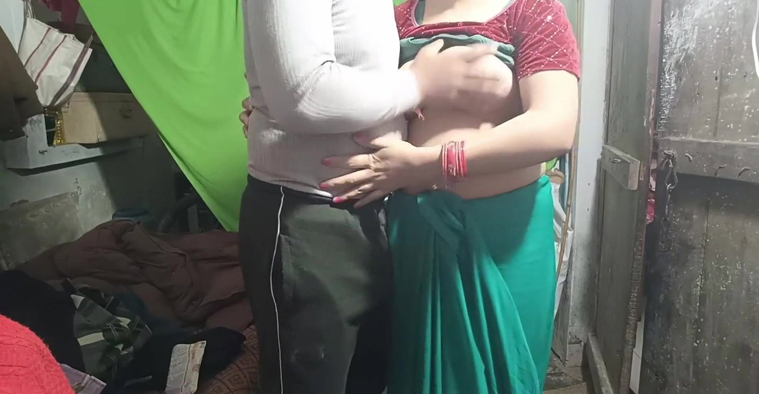 Indian Village Chachi enjoying anal sex