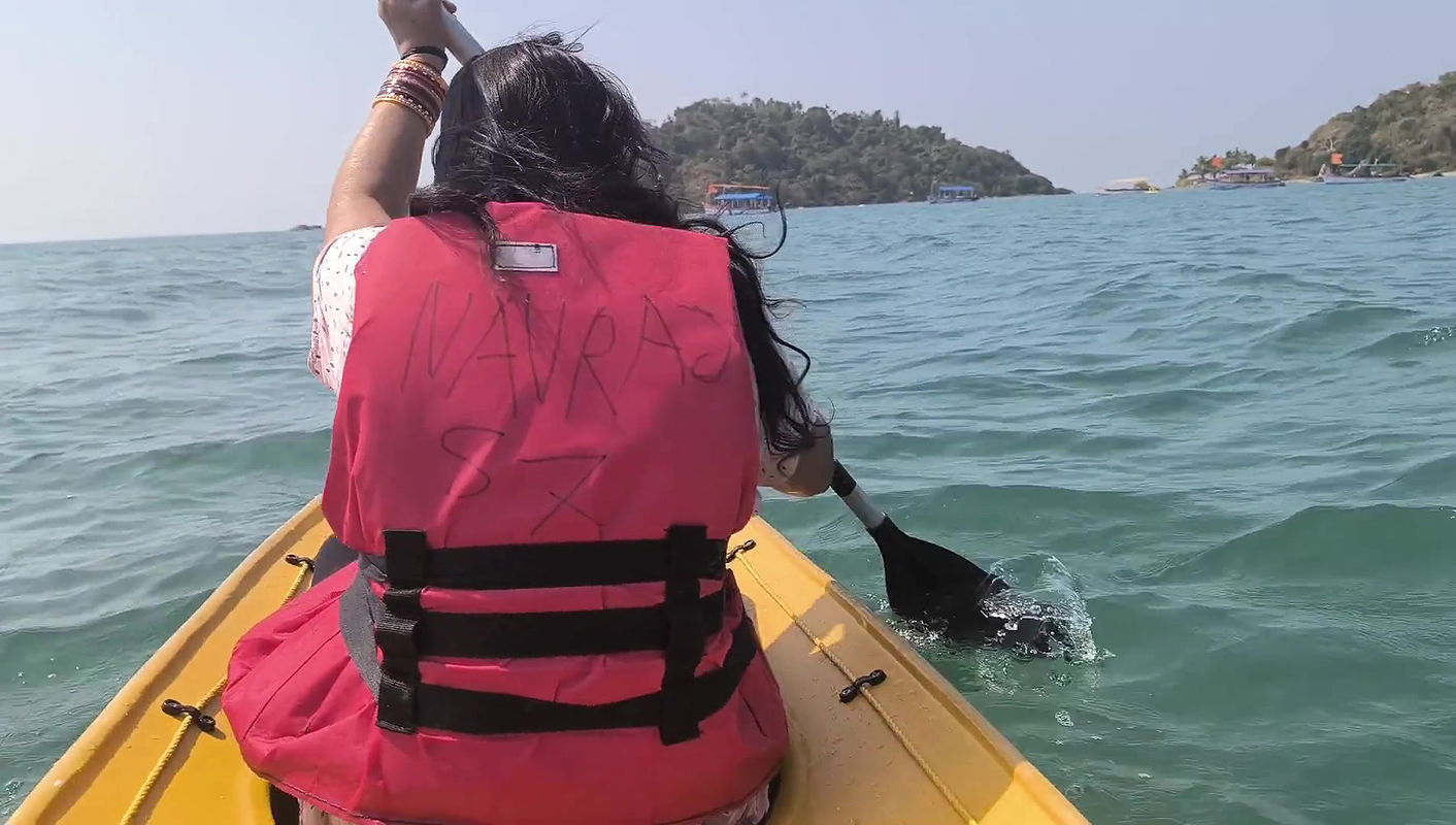 fuck in the sea on boat