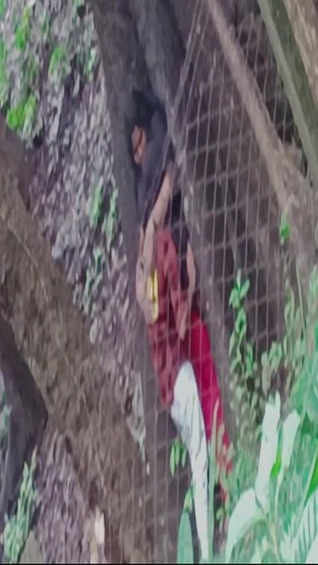 Couples fucking outdoor, secretly recorded