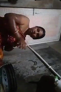 Indian hot house wife bathing video full open