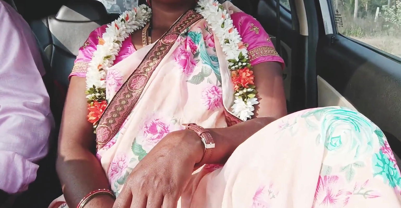 Silk aunty car sex, telugu dirty talks, Episode -1, part- 3, sexy saree telugu silk aunty with boy friend