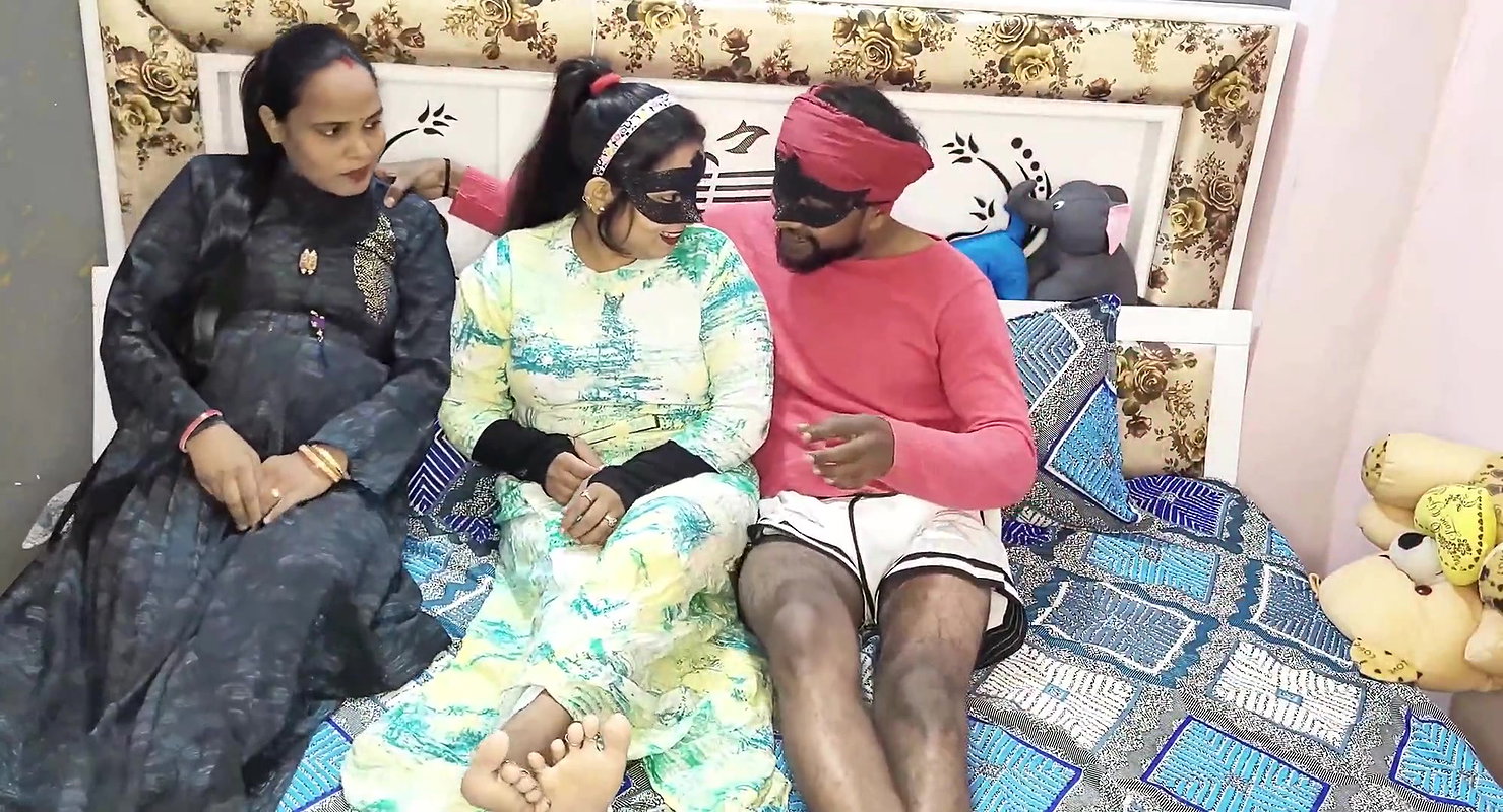 Real Desi Stepsisters invite gigolo home to fuck their thirsty pussies