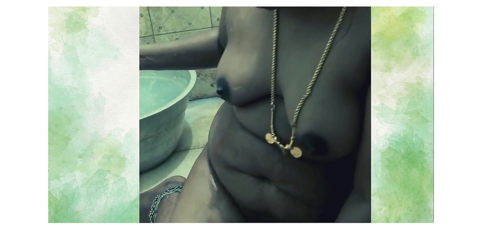 Tamil lady Bathing video