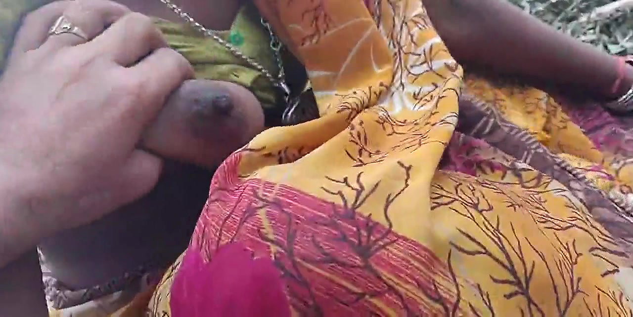 Sex after cutting wood in the forest