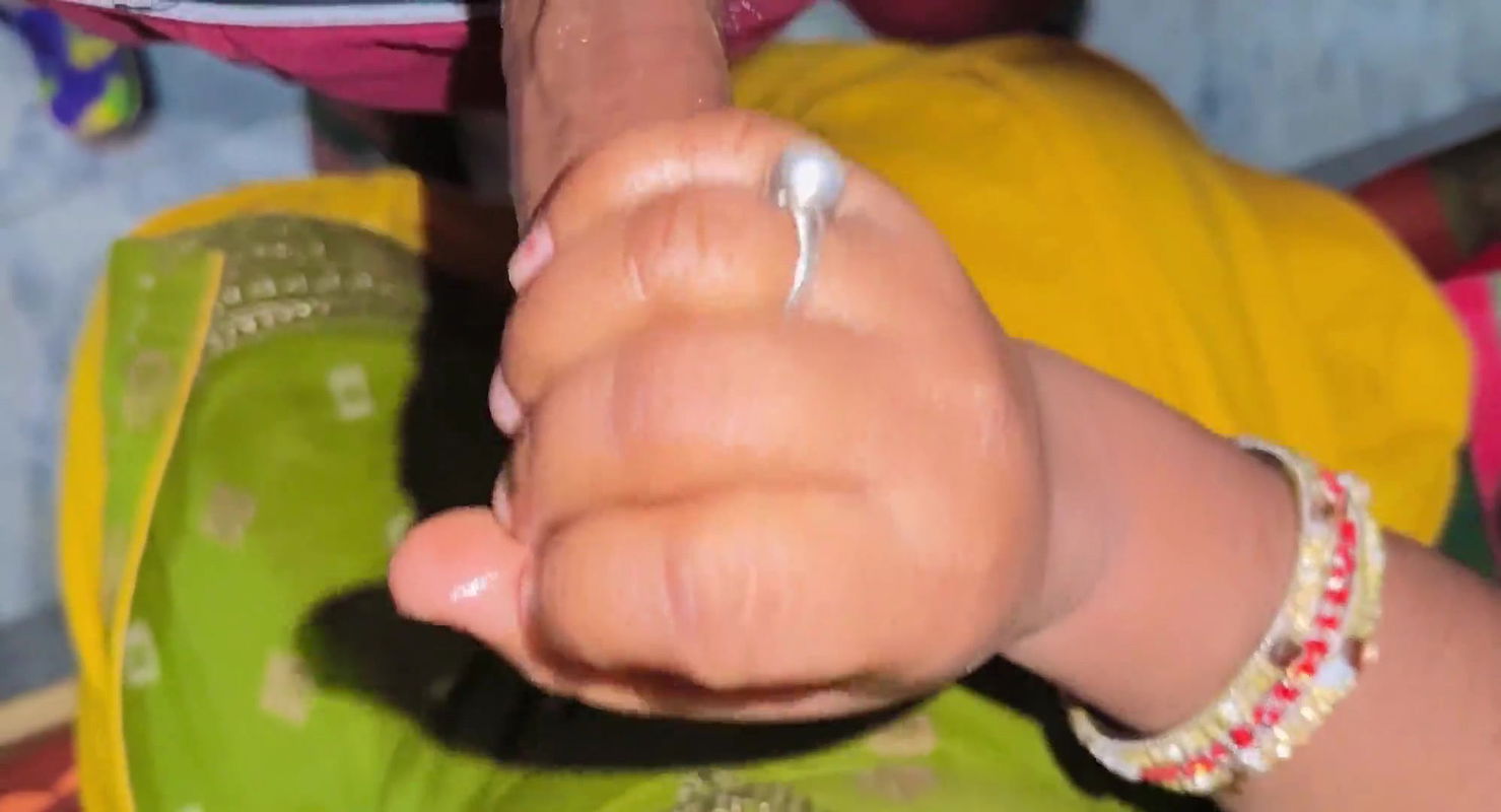 Sister-in-law massages brother-in-law’s