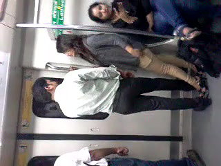 Indian Lover In Delhi Metro – Movies