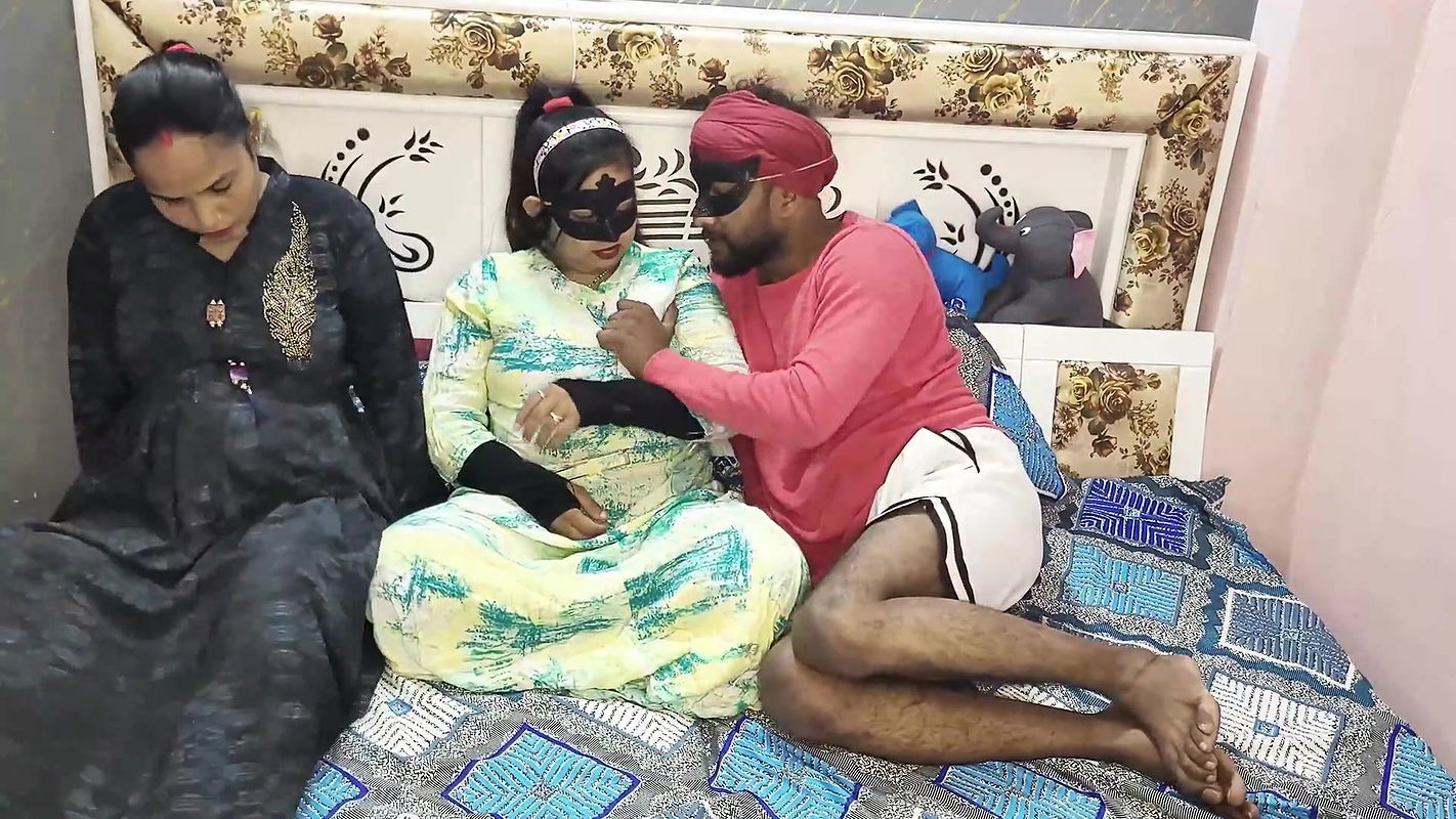 real desi stepsisters invite a man home to fuck their thirsty pussies