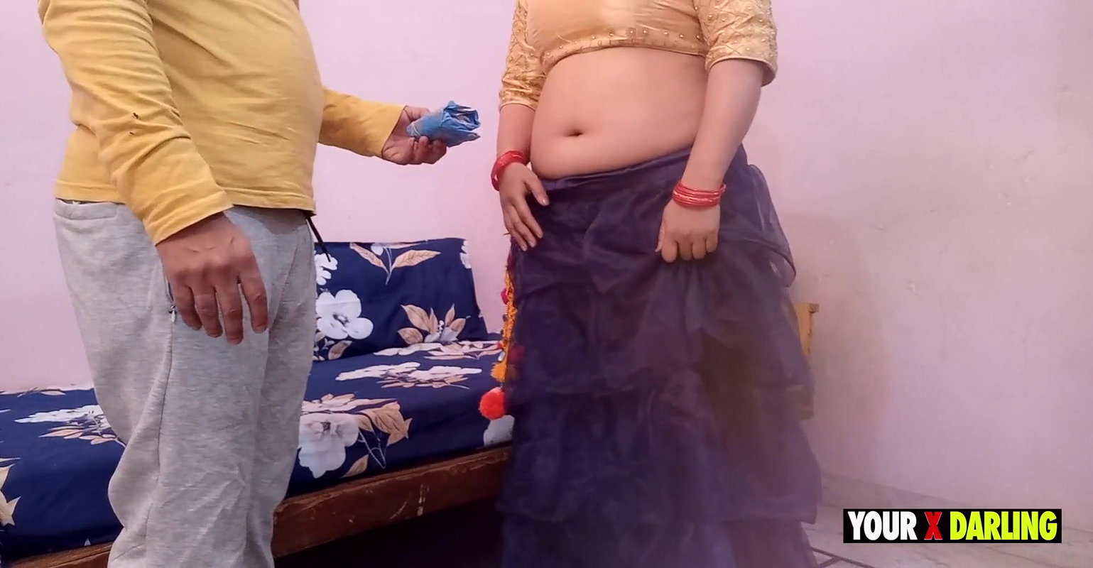 Stepmom order condom online and her stepson caught her redhand and fucked her with condom