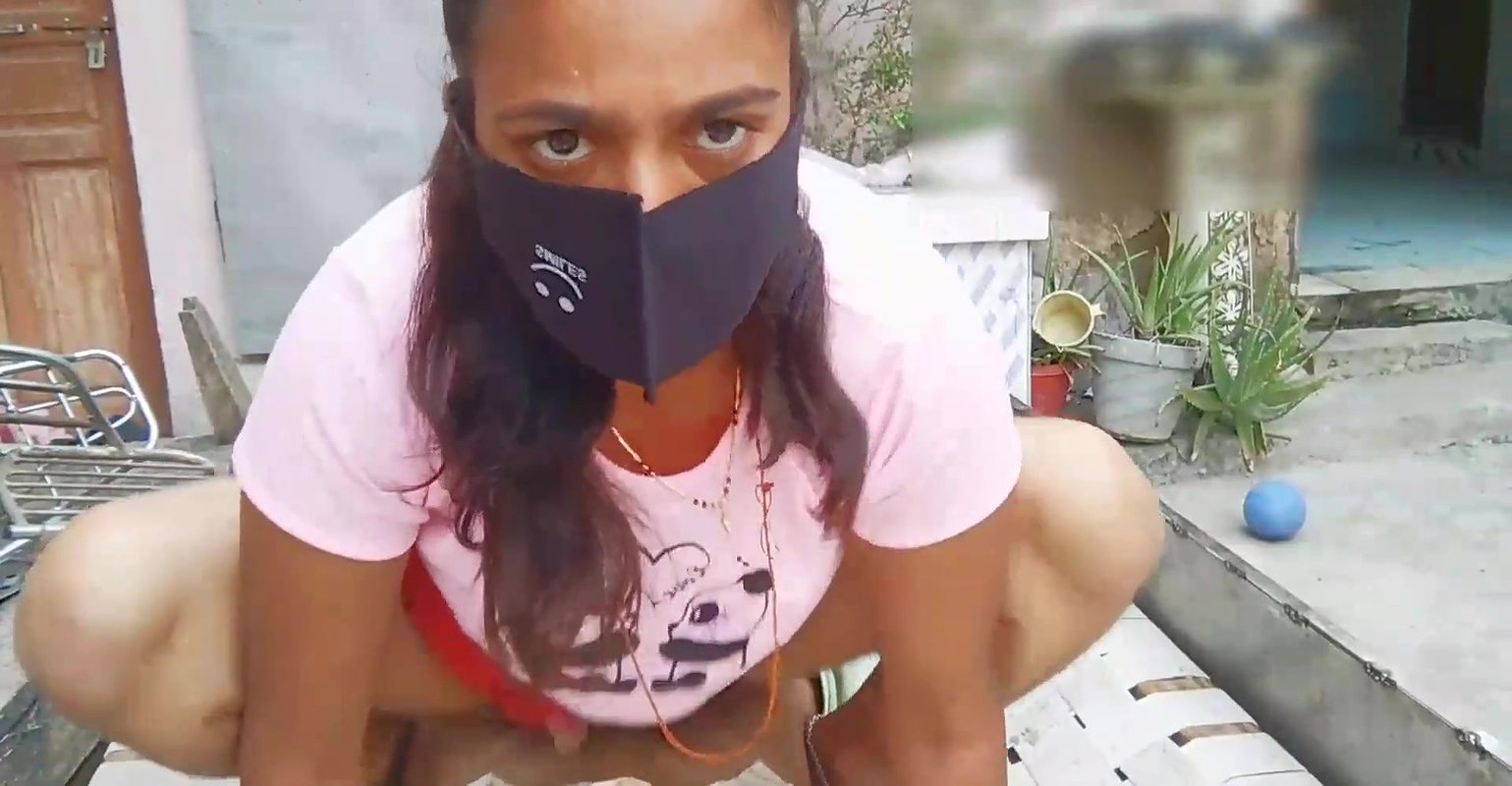 Indian stepsister Sonia was cleaning the dishes, s