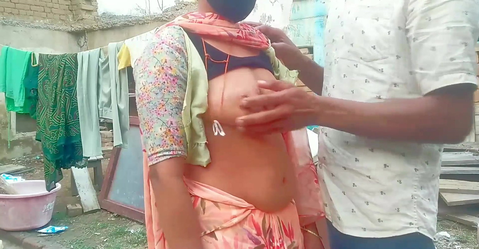 Stepsister was drying clothes, stepbrother went fr